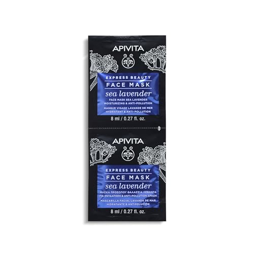 Apivita Express Beauty Face Mask Sea Lavender Moisturizing & Anti-pollution, Moi