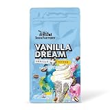 Java Factory Vanilla Dream Flavored Ground Coffee Bag – Vanilla and Butter Toffee Brew, Made with 100% Arabica Beans - Flavor Enhanced, 10 Oz