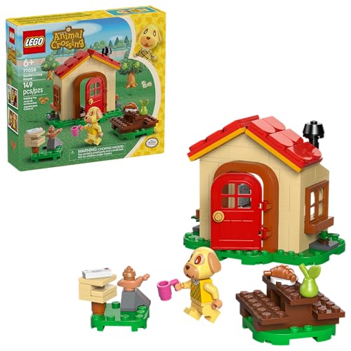 LEGO Animal Crossing La casita de Tere Set de Construcción, Regalito con Minifigura, Personaje de los Videojuegos, Regalo Creativo para Niñas y Niños a Partir de 6 Años 77058