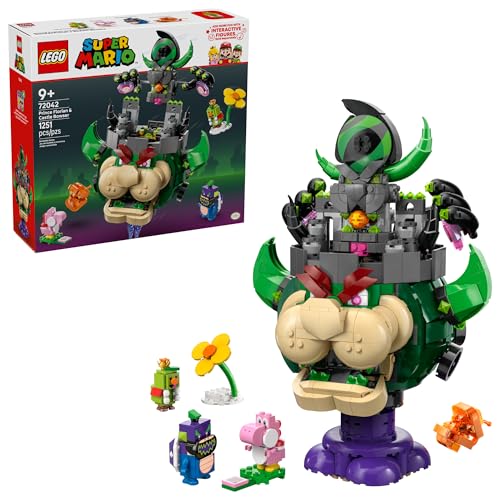 LEGO Super Mario Príncipe Florian y Bowser Castillo Set de Construcción de Juguetes Basado en el Juego Simbólico, Regalo para Niños y Niñas, 5 Personajes de Nintendo 72042