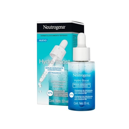 Neutrogena. Serum Hidratante Concentrado facial Hydro Boost® Ácido Hialurónico 30ml + Refill Crema Hidratante Facial Hydro Boost Ácido Hilaurónico 50 g