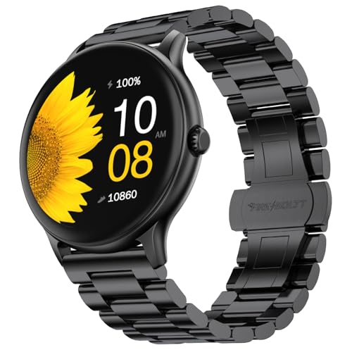 Fire‑Boltt Phoenix Pro Round Smart Watch 1.39″ Display with Bluetooth Calling, AI Voice Assistant,SpO2 & Heart Rate Moni...