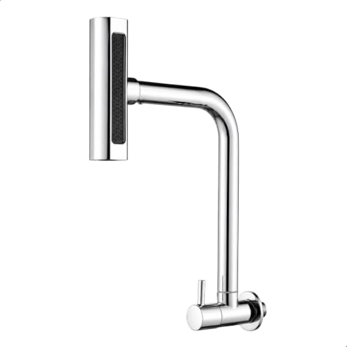 Torneira Parede Inox Cozinha Gourmet Cromada