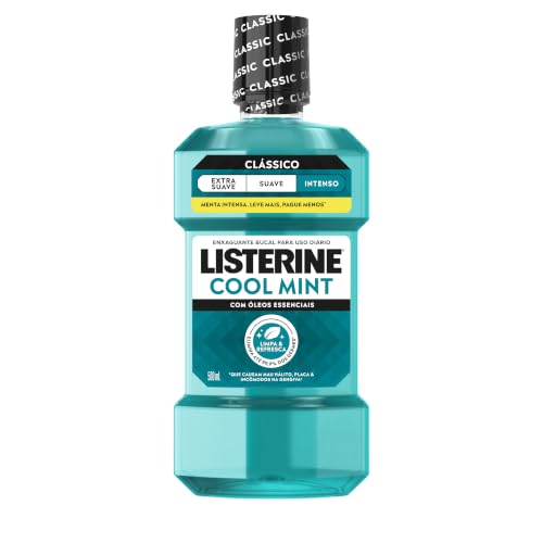Enxaguante Bucal Cool Mint Listerine, Menta, 500ml