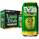 Liquid Death Soda Flavored Sparkling Water Severed Lime Clas