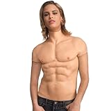 Master Series Realisic Chest And Abs Bodysuit Costume Made O