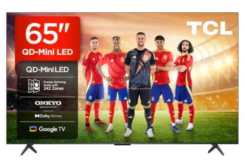 TCL 65Q6C Televisor 65 Pulgadas QD-Mini LED 4K Smart TV, 1000 nits, 144Hz Motion