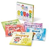 hand2mind Feelings Family Core Emotions Book Set, Social Emotional Learning, Calm Down Corner Supplies, Preschool Classroom Must Haves, Bedtime Story Books for Toddlers, for Kids