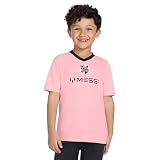 Messi Boys Lifestyle Short Sleeve Top Loose Fit Shirt With L