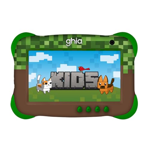 Tablet GHIA. 7 Pulgadas IPS, A133 Quadcore, 4GB RAM, 64 GB Almacenamiento, USB C, WiFi, Bluetooth, Android 14 Go. Modelo GK133P24