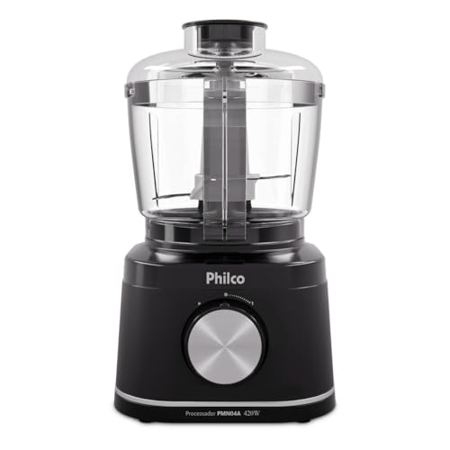Processador de Alimentos Philco PMN04A 420W Com Jarra 500ml 220v
