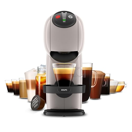 Krups Cafetera Multibebidas de Cápsulas Dolce Gusto | Genio S Taupé | Más de 25 Bebidas |KP240AX0