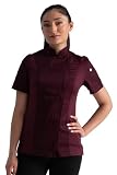 Chef Works Women S Springfield Chef Coat Merlot X Small