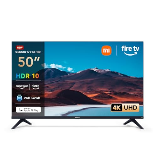 XIAOMI TV F 50, 50 Pulgadas (127 cm), 4K UHD, Smart TV, Fire OS8, Control por Vo