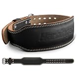 Harbinger Padded Leather Weightlifting Belt 2 0 4 Or 6 Width