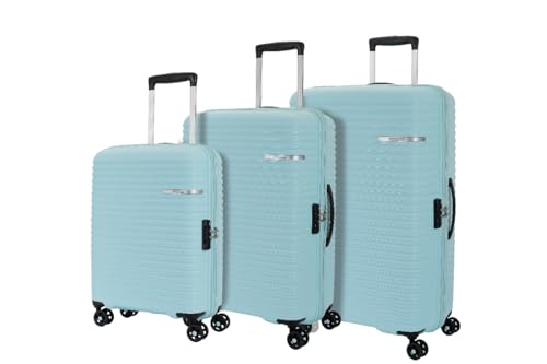 American Tourister Liftoff+ with TSA Lock & 8 Wheel, 3Pc Set (Small +Medium +Large) Hard PP Check-in Suitcase for Travel...