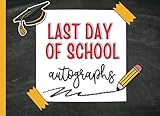 School Year Memory Autograph Book For Kids End Of School Yea