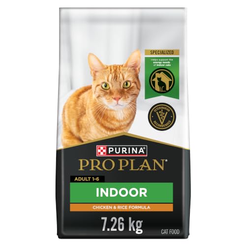 Purina Pro Plan Adult Indoor Chicken and Rice Formula High Protein Cat Food - . Bag