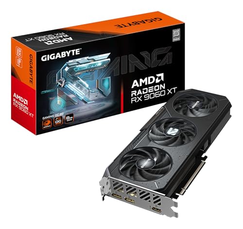 Gigabyte Radeon Rx 9060 Xt Gaming Oc 8G Graphics Card Review...