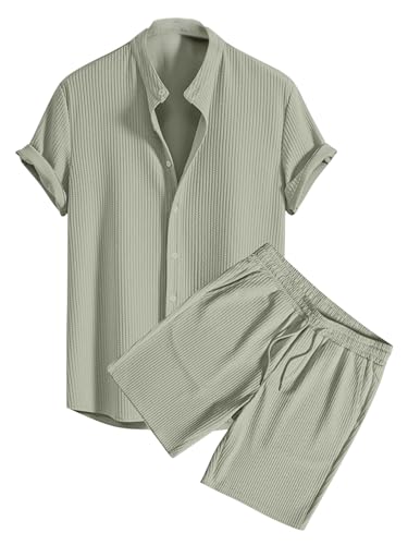 GRECIILOOKS Co-ord Set for Men Solid POLY LYCRA BLEND T-Shirt & Shorts Nightwear Set