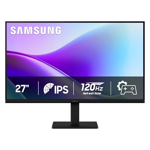Samsung 27-inch FHD Flat Screen IPS Panel 5ms Monitor with 120 Hz Refresh Rate, 
