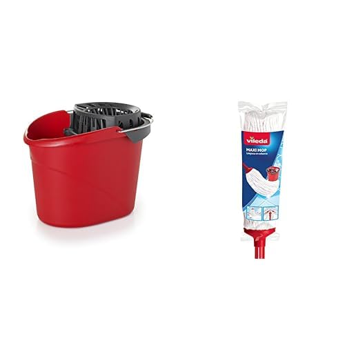 Vileda. O-Cedar Quick Wring Bucket 2.5 Gallon Bucket with Wringer Respuesto de Mop Limpieza del hogar