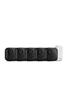 Blink Outdoor 2K+ (newest model) — Wireless smart security camera, 2K video resolution, enhanced audio, two-year battery. Sync Module Core included — 5 camera system (Black)