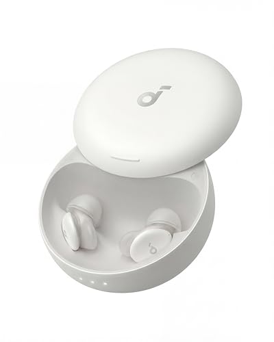 Soundcore by Anker Sleep A30 Inalámbricos para Dormir, Sistema antironquidos adaptativo, máxima Comodidad para quienes Duermen de Lado y 45 Horas de reproducción, Resistentes al Agua IPX4