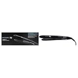Bio Ionic 10X Styling Iron, Hair Straightener with 1" Sonic Vibrating Plates, Flat Iron with Ion Generating Mineral Complex, Versatile Styler for Wavy & Straight Hairstyles, Black