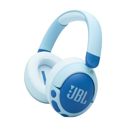 JBL Junior 470NC - Wireless Over-Ear Noise Cancelling Kids Headphones - Blue