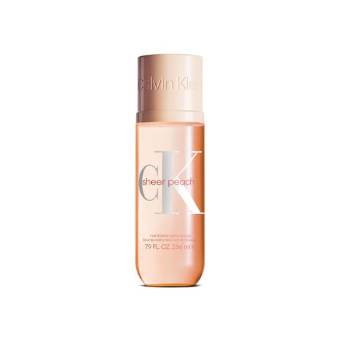CALVIN KLEIN, Fragancia para Cuerpo y Cabello, CK Sheer Peach, Body Mist Unisex, Frutal, Durazno y Almizcle, 236 ML