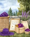Lavender Yarn Garden Notebook Cozy Reader S Journal With Pur