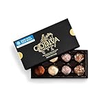 Godiva Signature Truffle Gift Box, Belgian Dark and Milk Chocolates with Ganache Center, Gourmet Gift for Father's Day, Birthdays, Kosher, 8 Pc