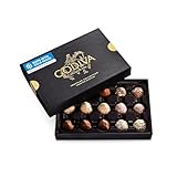 Godiva Signature Truffle Gift Box, Belgian Dark and Milk Chocolates with Ganache Center, Gourmet Gift for Father's Day, Birthdays, Kosher, 15 Pc