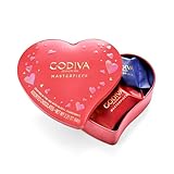 Godiva Masterpiece Heart Chocolate Gift Tin Assorted Milk Da