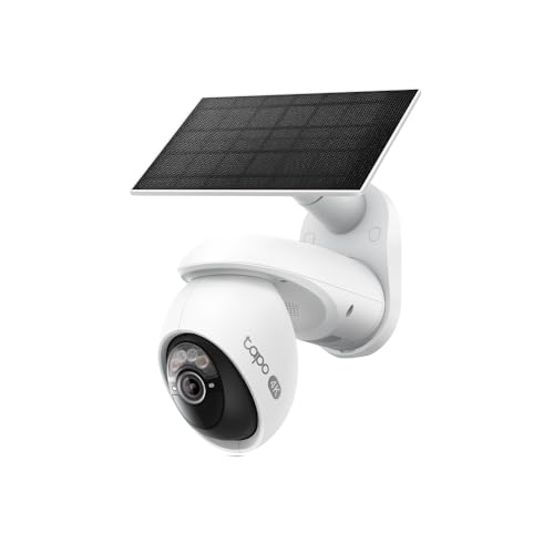 Tapo C660 Kit - 4K 8MP WiFi Security Camera with Solar Panel, 360° View, X18 Dig