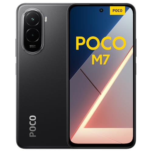 XIAOMI POCO M7 - Smartphone de 6+128GB, Cámara Dual de 50MP con AI, Pantalla inm