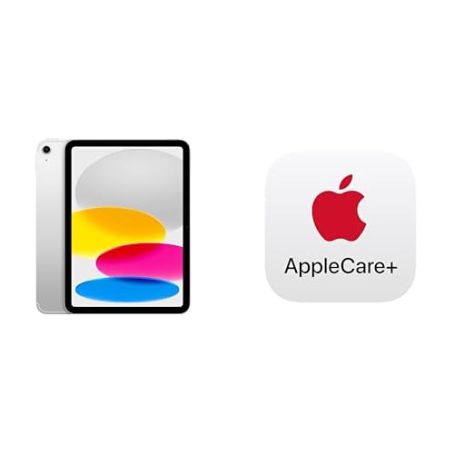 Apple 2025 iPad (Wi-Fi + Cellular, 128GB) - Silver (A16) + AppleCare+