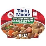 Dinty Moore Less Sodium Beef Stew In Microwavable Tray 9Oz