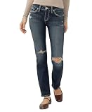 Silver Jeans Co Women S Britt Low Rise Straight Leg Jeans Me
