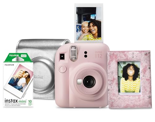 FUJIFILM INSTAX Mini 12 Instant Camera Gift Set - Blossom Pink