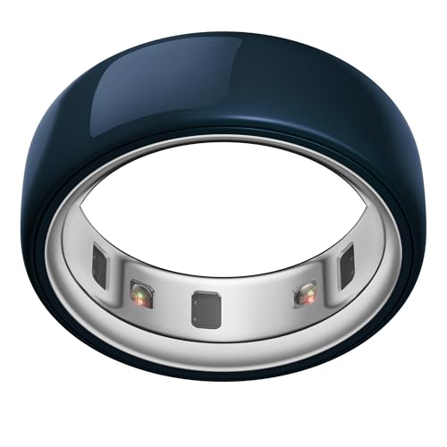 Oura Ring 4 - Ceramic Midnight - Size 12 - Sleep, Activity, Women’s Health, AI A