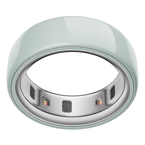 Oura Ring 4 - Ceramic Tide - Size 9 - Sleep, Activity, Women’s Health, AI Adviso