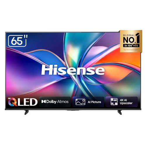 Smart TV Hisense HI-QLED 4K 65" Polegadas com Dolby Vision 65Q6QV