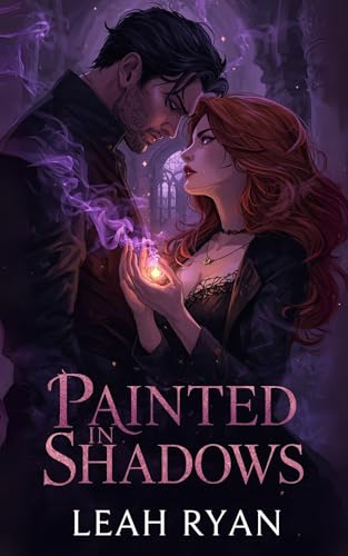 Cover of Painted in Shadows: A Standalone Slow Burn Fantasy Romance