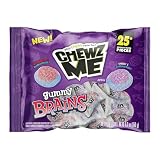 Colombina ChewzMe Gummy Brains, Gummy Candy Halloween Party Favors, 25 Count (Pack of 1)