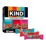 Kind Healthy Snacks Bars Variety Pack Gluten Free High Fiber