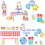 Honey Bee Acres Birthday Wishes Playset 15 Piece Miniature D