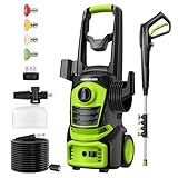 Electric Pressure Washer 1700 Psi With 23Ft Cord 4 Quick Noz