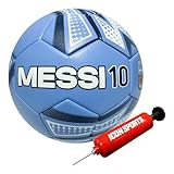 Icon Sports Officially Licensed Argentine Football Association Lionel Messi Soccer Ball - AFA095BL Light Blue Size 5
